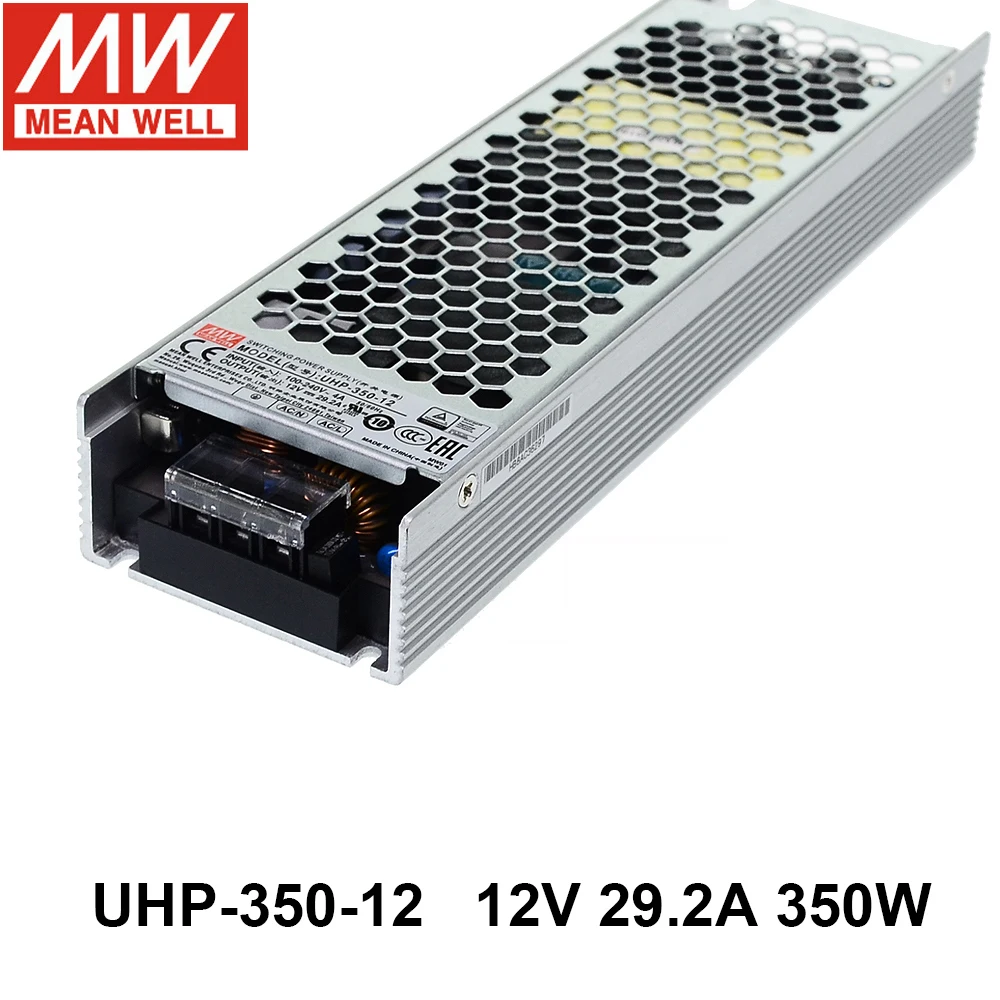 

New Meanwell Single Output 12v Switching Power Supply Uhp-350-12 Industrial Control Type 350.4w 12v 29.2a with Pfc