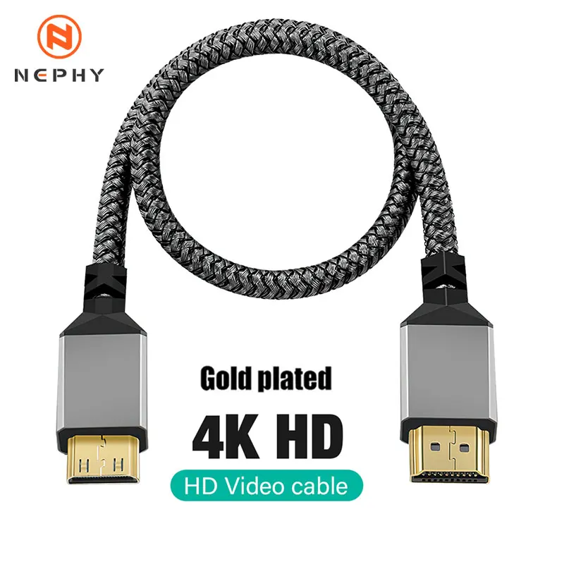 Ultra HD 4K High-Speed Mini HDMI to HDMI Bi-Directional Cable - Available in 2m, 3m, and 5m Lengths