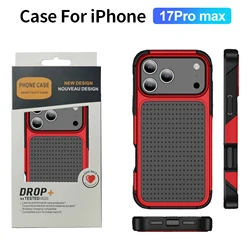 Enhanced Hybrid Armor Phone Case - Military Grade Protection with TPU+PC Anti - Drop Cover, Includes Packet Box - iPhone 15 Plus (K7)