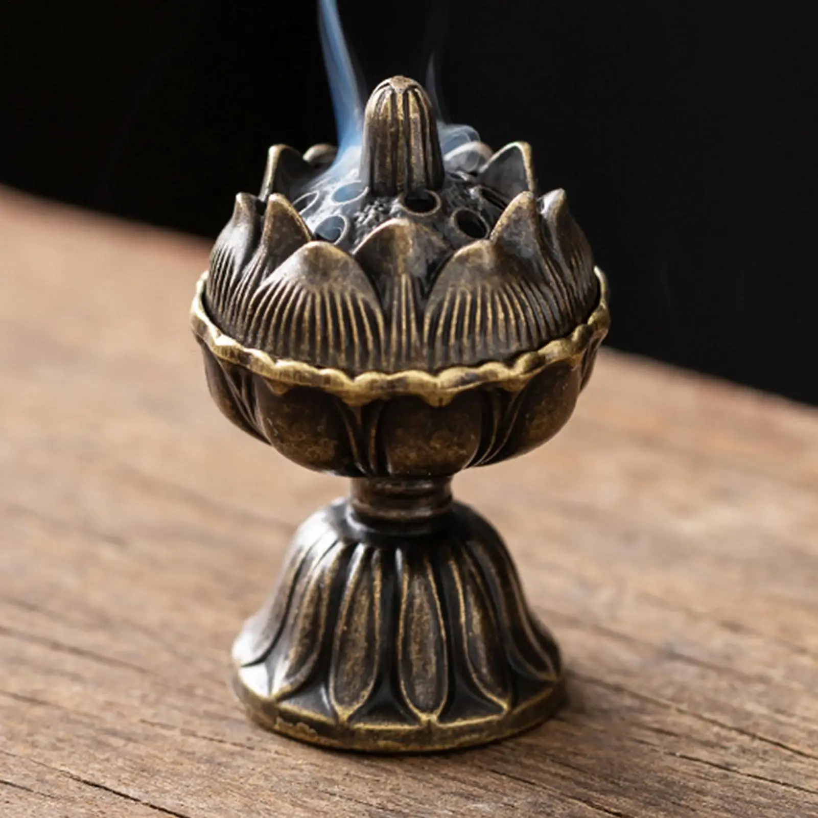 Aromatherapy Incense Burner Zinc Alloy Aromatherapy Burner mini Tea Pot Shape Incense Holder Artistic Zen Incense Burner Decor