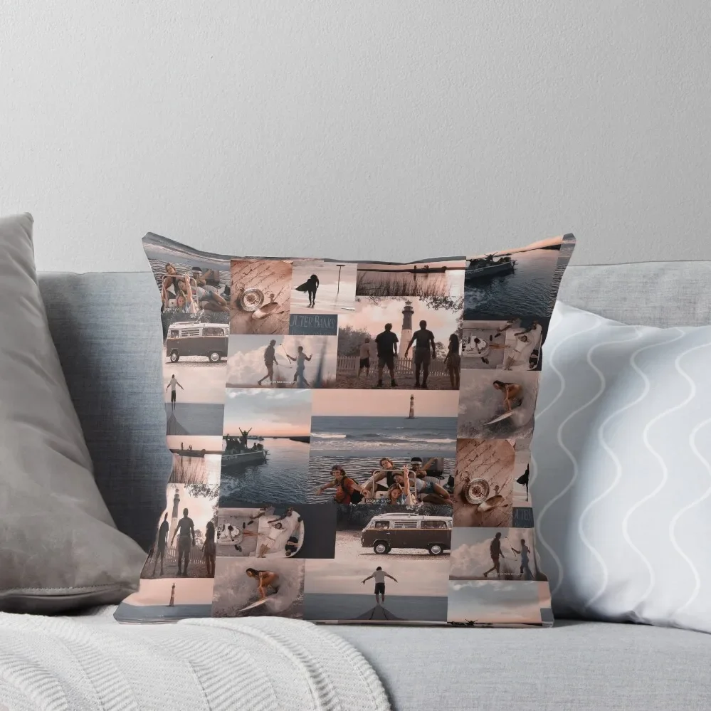 

Pogue Style Outer Banks Season 2 Aesthetic Throw Pillow