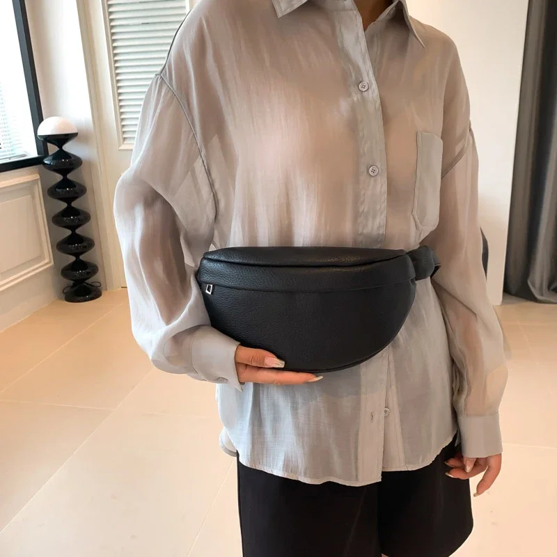 Designer Woman Waist Bag Quality Soft Leather Fanny Pack Purse