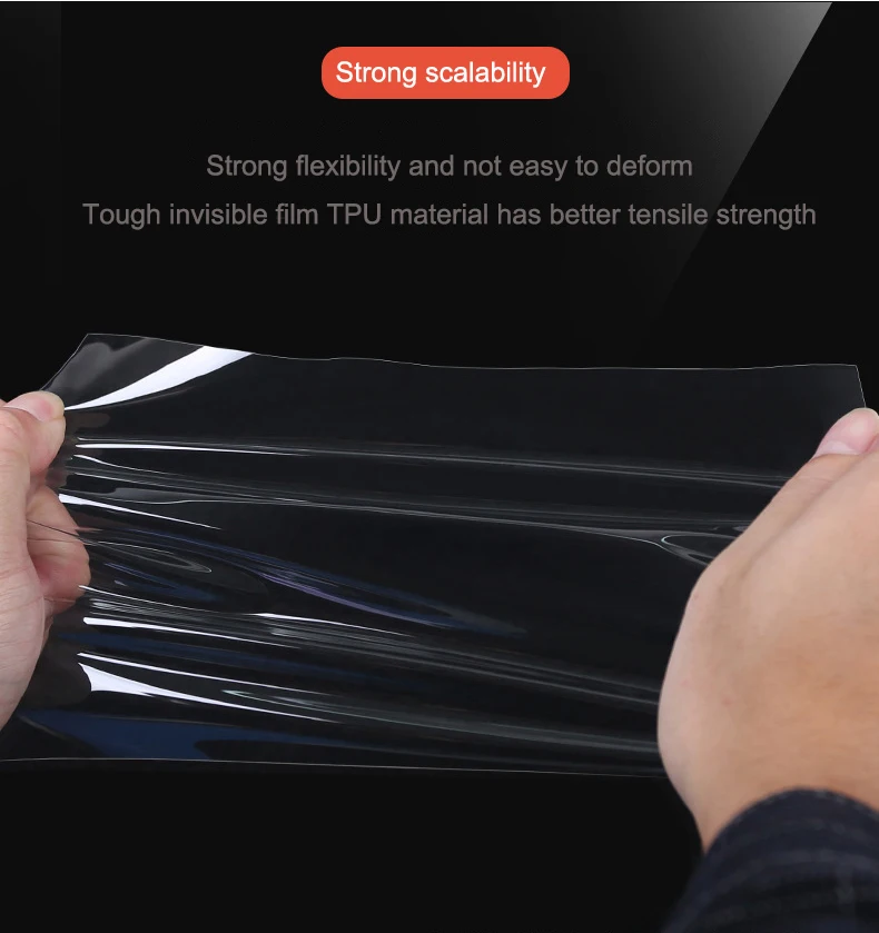 For Tesla Model 3/Y A-pillar B-pillar Protective Film Scratch Proof TPU A-pillar Door Pillar Film Retrofitting Car Accessories