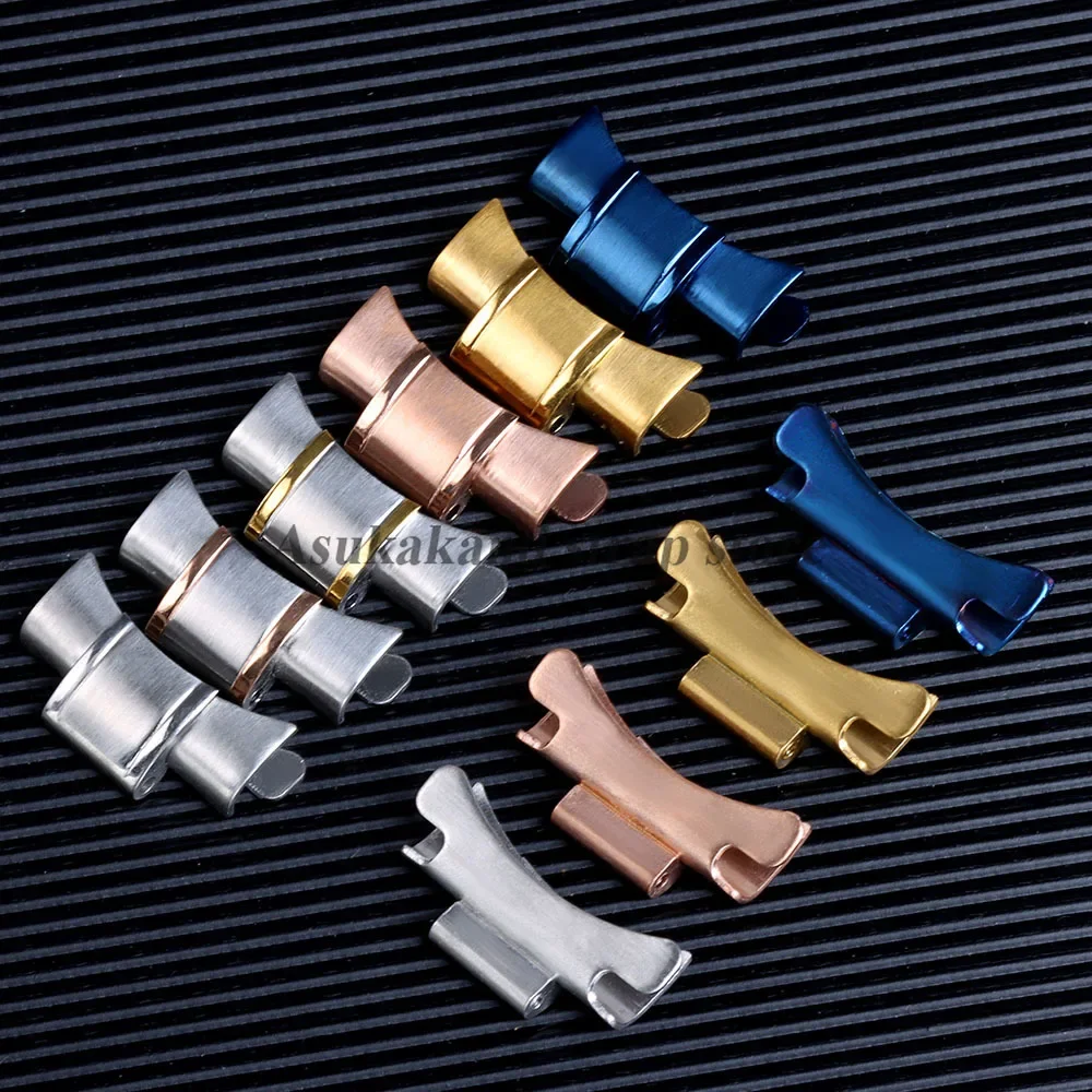 Stainless Steel Watch Strap with Folding Buckle – Universal Replacement Band