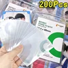 200-50Pcs Card Transparent Sleeves Waterproof Clear Protector Case Box for Popcorn Game Card Holder for Kpop Card Protector Film 1
