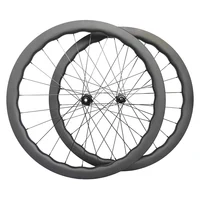 1370g 700C vélo de route carbone roues Tubeless 45mm 50mm vague vélo jante 1
