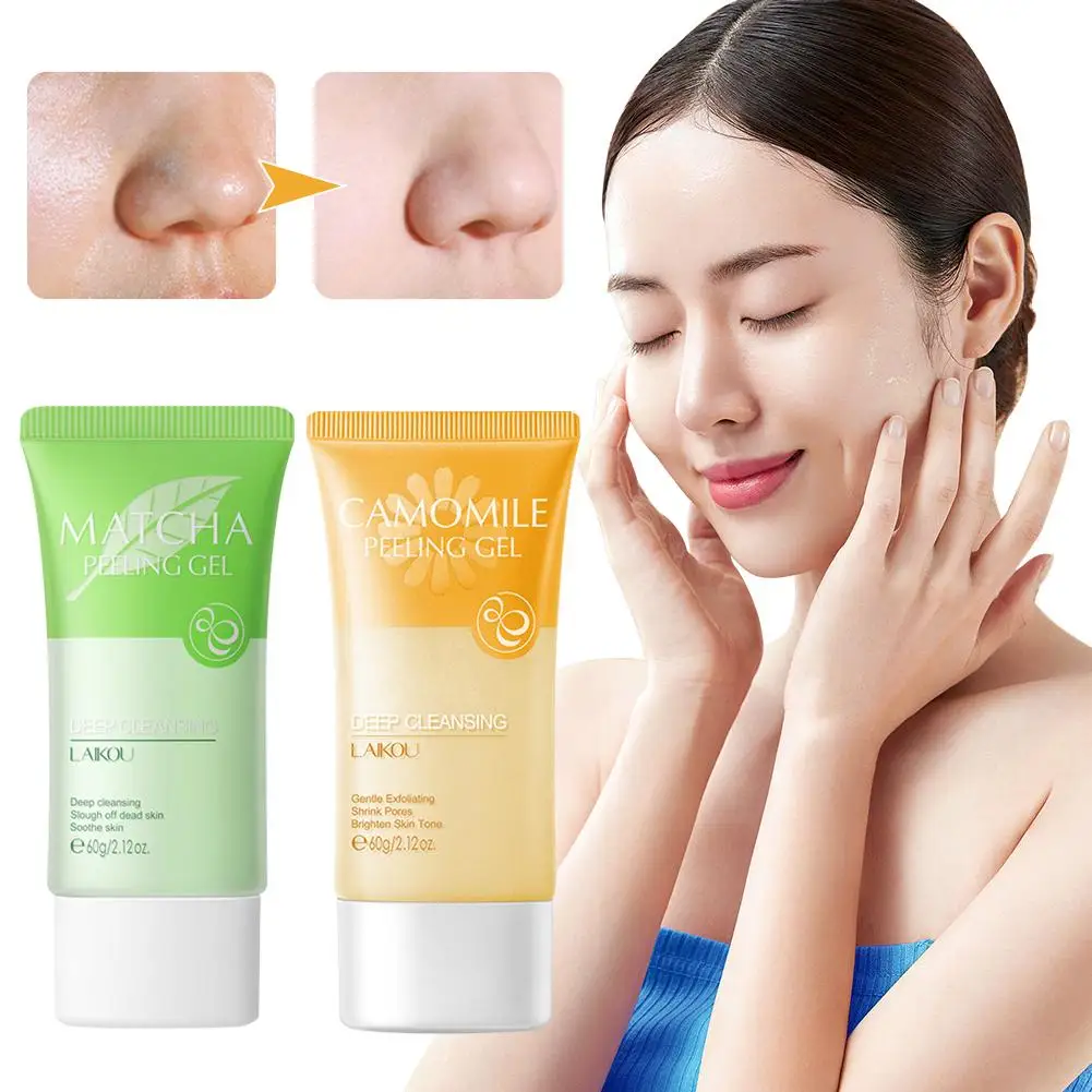 

Facial Cleansing Exfoliating Gel Facial Cleanser Deep Care Cleaner Exfoliator Care Gel Scrub Moisturizing Skin Smooth R0M7