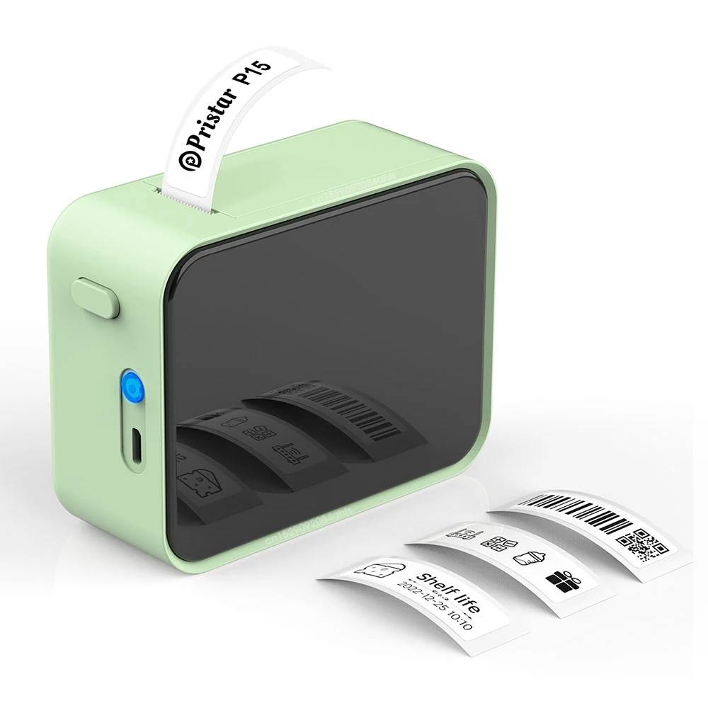 Portátil Mini Bluetooth Máquina de Rotulagem Faça Você Mesmo Etiqueta Adesiva Adesivos Impressora Térmica 5pk White Label Tapes
