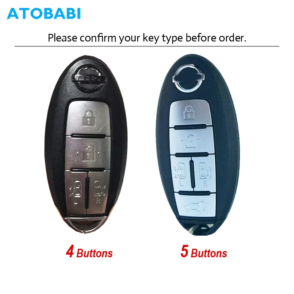 Key Case Real Leather Car Key Case For Nissan Quest MPV Elgrand NV200 Evalia Serena 5 Buttons Remote Fobs Skin Bag Keychain Keys Cover
