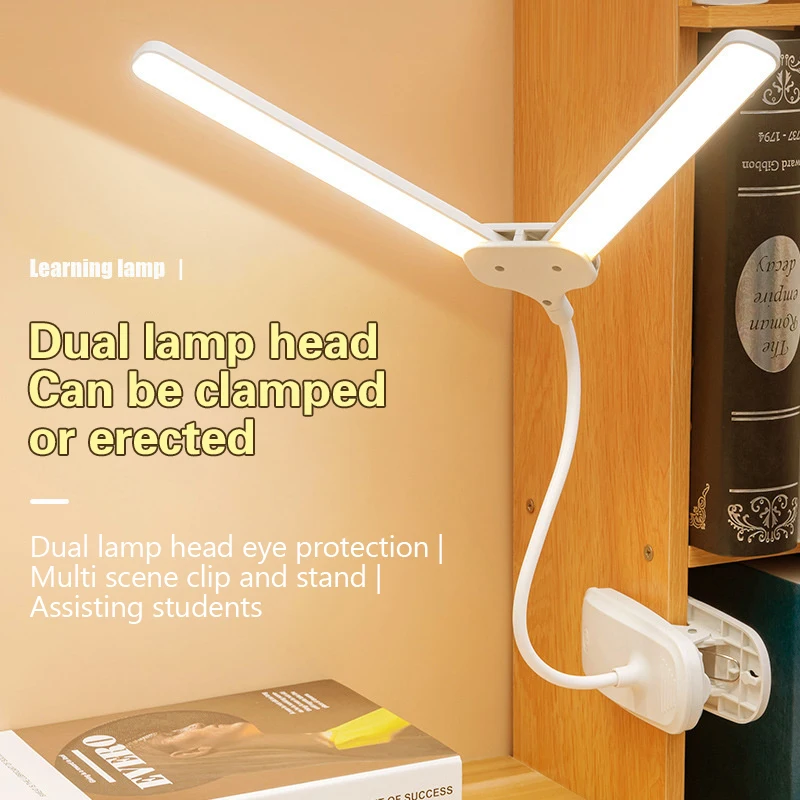 Dual-Use Music Score Lamp-Eye-Caring Clip-On Table Light For Piano, Guzheng, Guitar, And Cross-Stitching