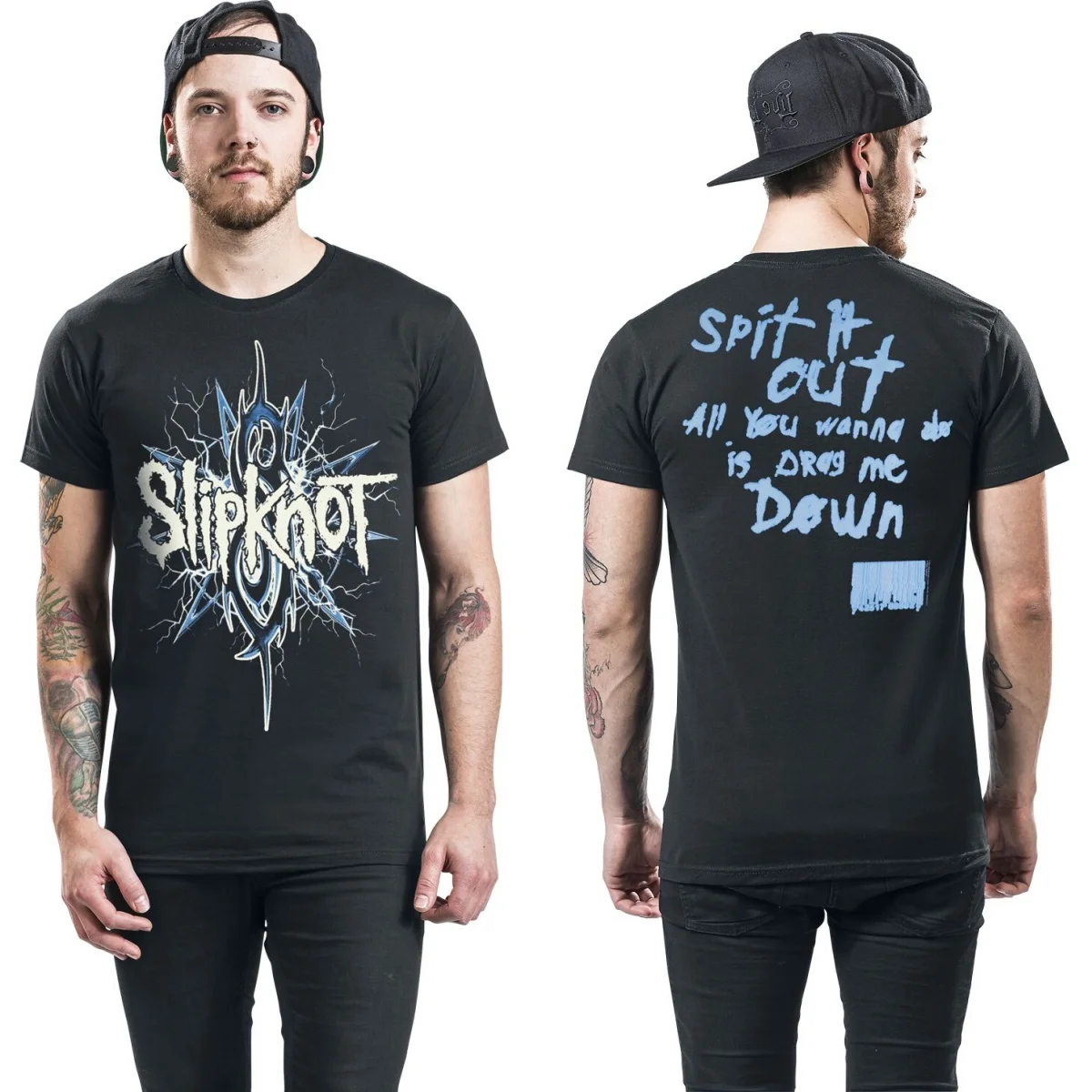 Seltenes Slipknot-Grafik-T-Shirt aus Baumwolle, Unisex, Sommer, kurzärmelig, modisches Marken-T-Shirt, luxuriöses, lässiges Vintage-T-Shirt