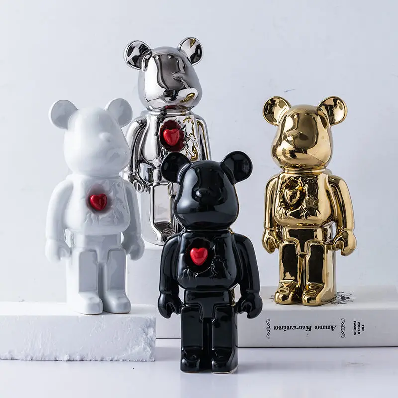 

400% BearBrick Toy Model Figure Statue Room Decoration Birthday Gift Christmas Animation Action Figure Anima 28cm