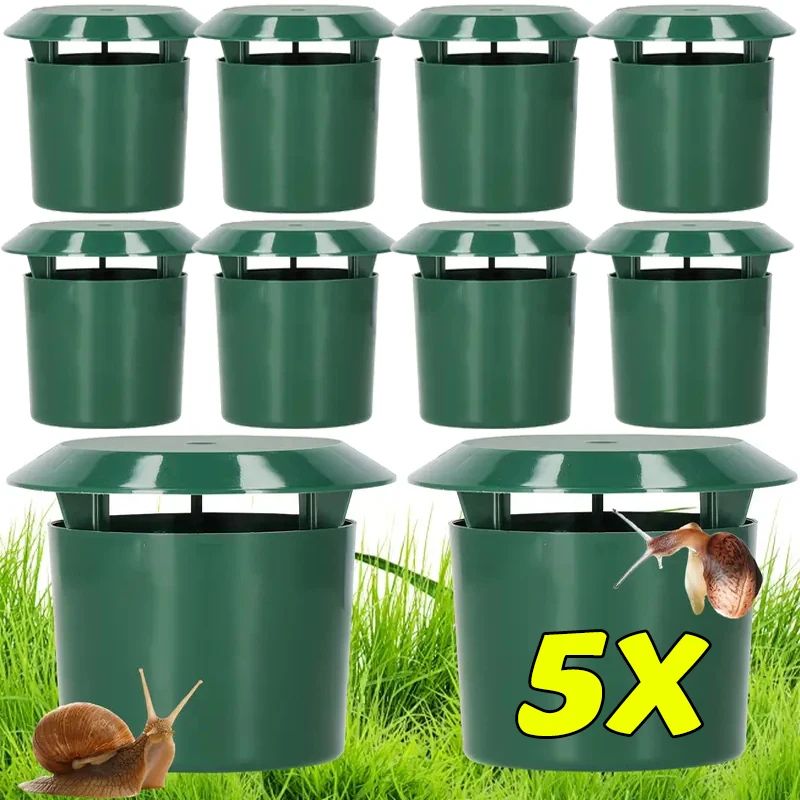 10/1PCS Snail Traps Catcher Garden Slug House Reusable Pests Bait Station Tools Pest Repeller Garden Farm Vegetable Protector