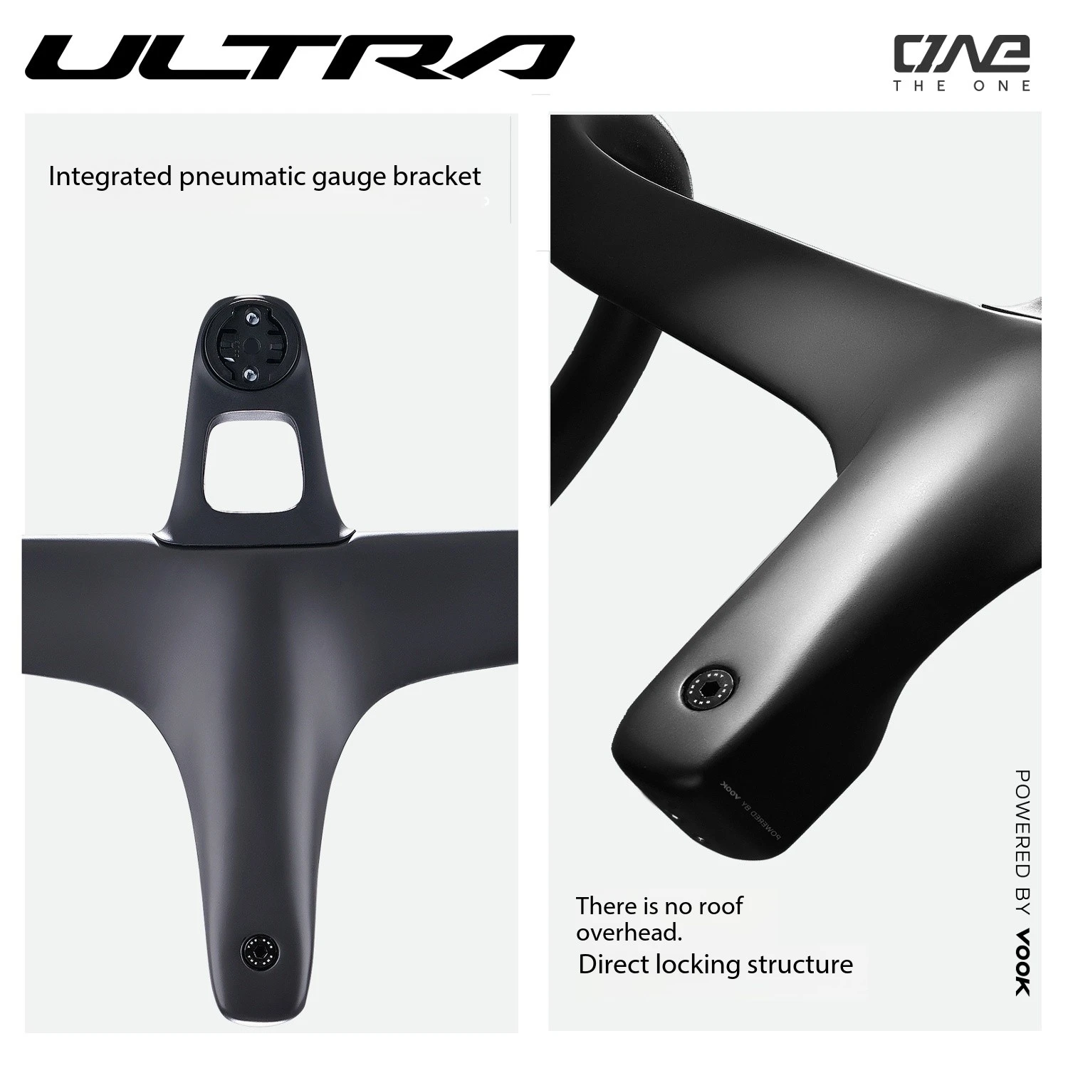 The One ULTRA Handlebar T800 Carbon Handlebar 28.6mm UD ultra
