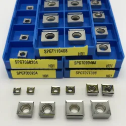 SPGT050204 SPGT060204 SPGT07T308 SPGT090408 SPGT110408 Aluminum Insert turning tool CNC Indexable Copper Aluminum processing