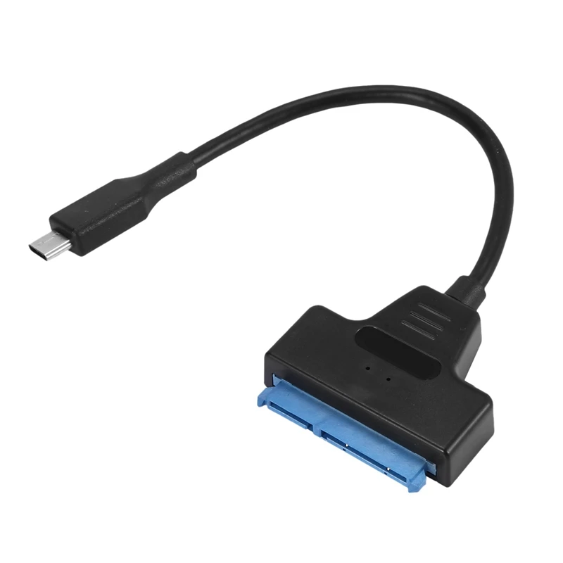 

2X 10Gbps Type C USB 3.1 To SATA Iii HDD Ssd Hard Drive Adapter Cable For 2.5 Inch SATA Drive Support Usap 20Cm Length