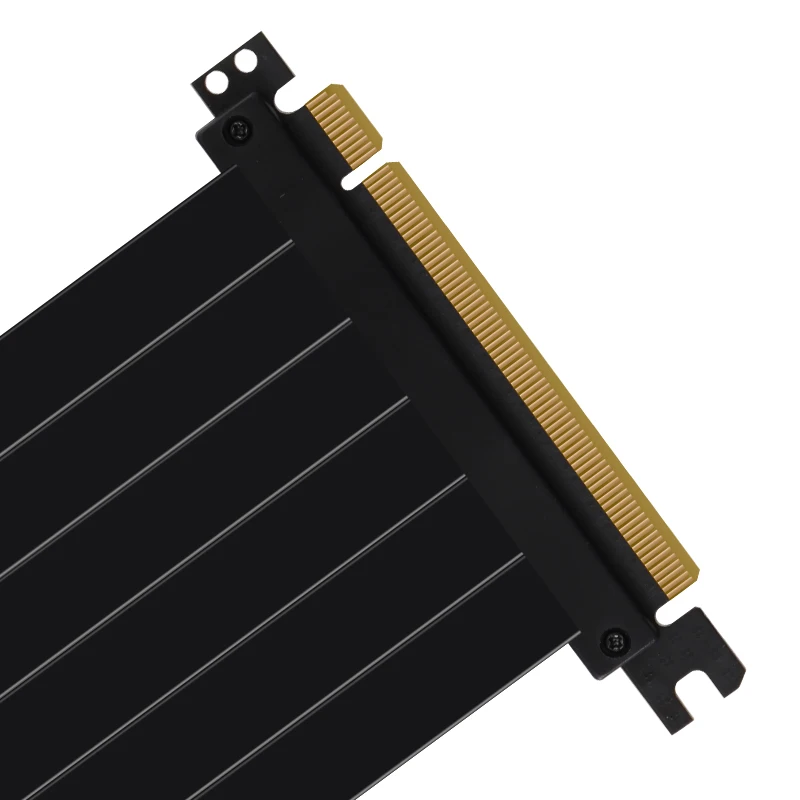 Velocidade Total Pcie 4.0 16x Riser Cabo de Extensão da Placa Gráfica Pci Express Porta Gpu Placa Expansão Riser Blindado Extensor - Imagem 2
