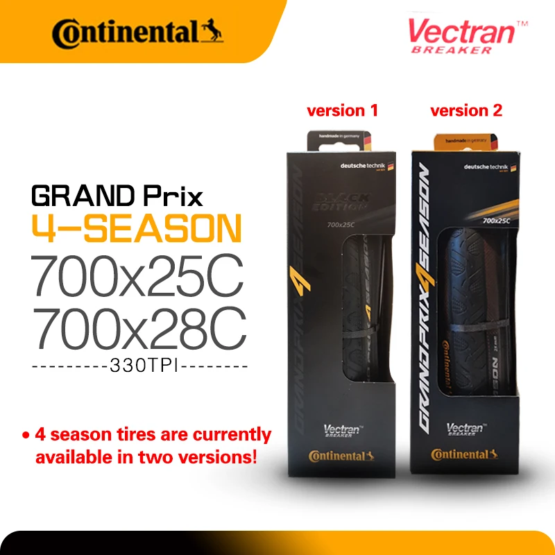Continental Grand Prix 4-Season Tire 700x25C/28CTraining Folding Road Bike Puncture-Proof Four-Season Ultralight | Спорт и