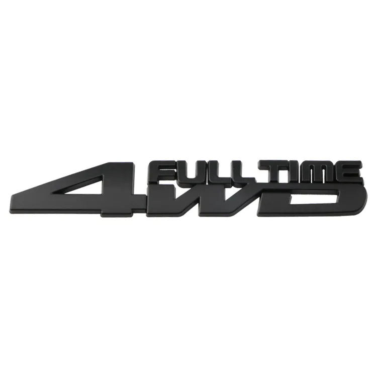 

1 PCS 3D Metal Chrome 4WD car Badge embelm Decal 4wd full time Car Stickers for TOYOTA Mitsubishi Mazda car Accessories