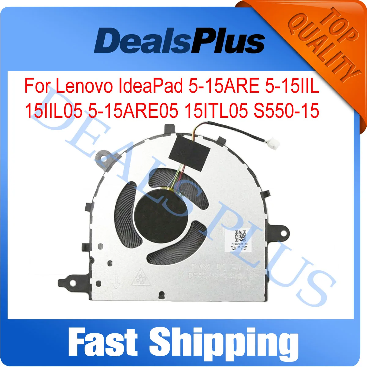 

1PCS New Laptop CPU Cooling Fan Replacement For Lenovo IdeaPad 5-15ARE 5-15IIL 15IIL05 5-15ARE05 15ITL05 S550-15