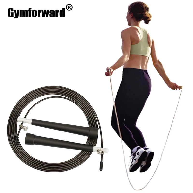 Adjustable Fast Speed Fitness Jump Rope Steel Wire Skipping Rope Gym Boxer Athletic Exercise Training Gym Equipment 3 Meters