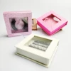 Wholesale DIY Cluster Lash Box Case With Diamond Handleaux Cils 25mm Lash Boxes Eyelash Packaging Box Magnetic Square Case Bulk 1