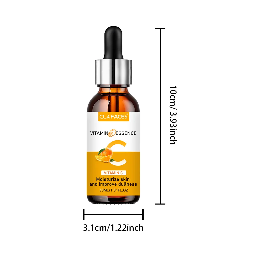 Vitamin C Facial Essence Contains Hyaluronic Acid Dark Spot Remover Moisturizing Repair Anti-aging Essence Facial Skin Care 30ml 6