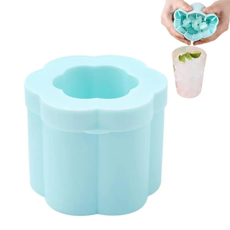 

Форма для льда, 3D цилиндрическая форма для льда, силиконовая чашка для льда, поднос для кофейного льда с крышкой для сока, кофе, пива, охлажденных напитков