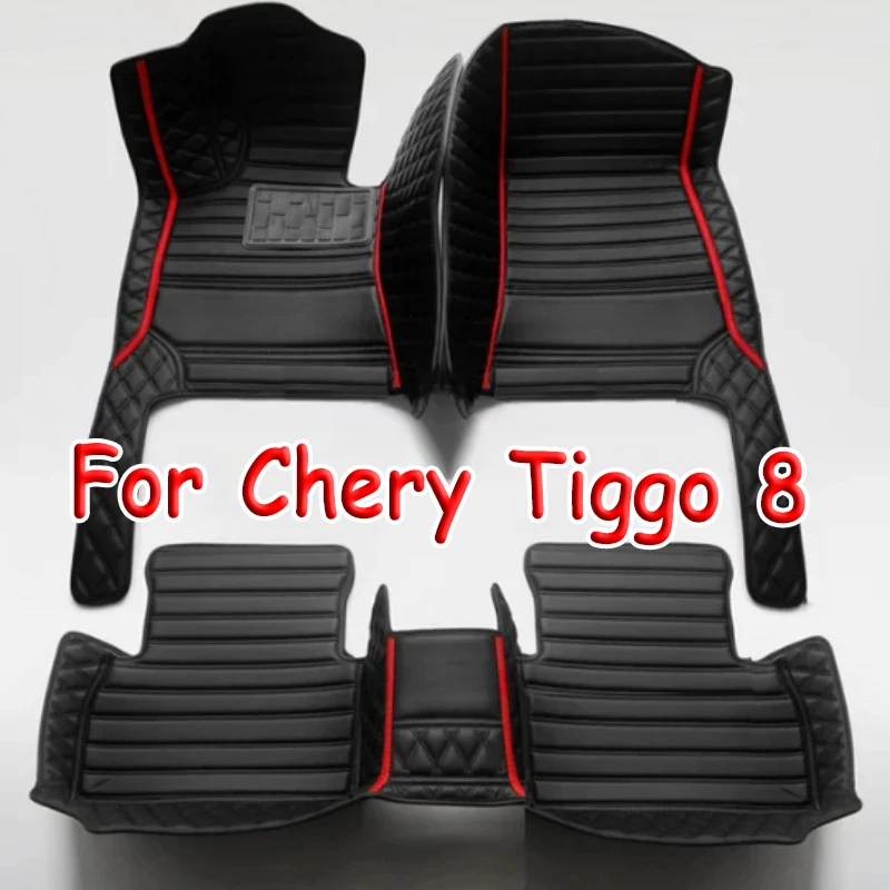 

Автомобильные коврики для Chery Tiggo 8/ Tiggo 8 Pro, пять сидений, 2022, 2023, индивидуальные автомобильные накладки на ножки, автомобильный чехол, аксессуары для интерьера