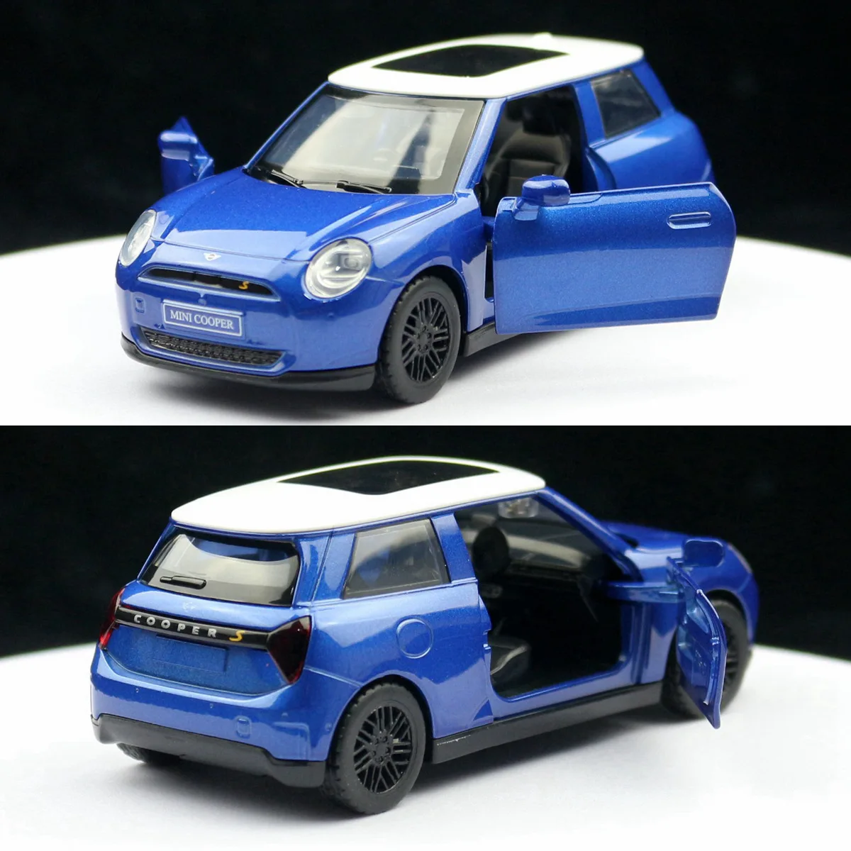 1:34 Bmw Mini Cooper Classic Car High Simulation Diecast Metal