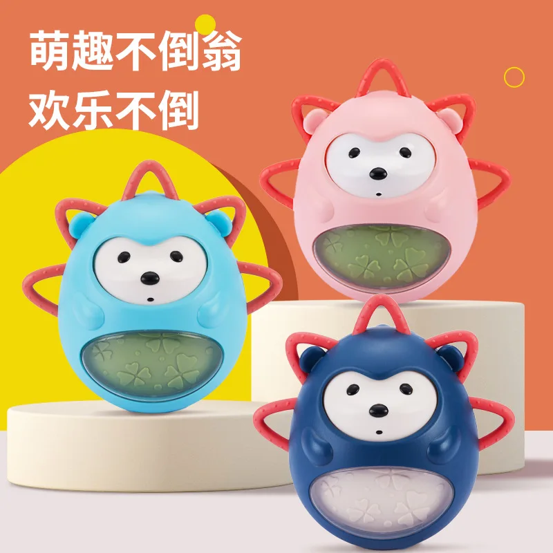 

Cartoon Tumbler Toy Baby 6-month-old Fun Early Education Children's Ringing Bell Baby Toy for 0-1 Years Old Children Gifts