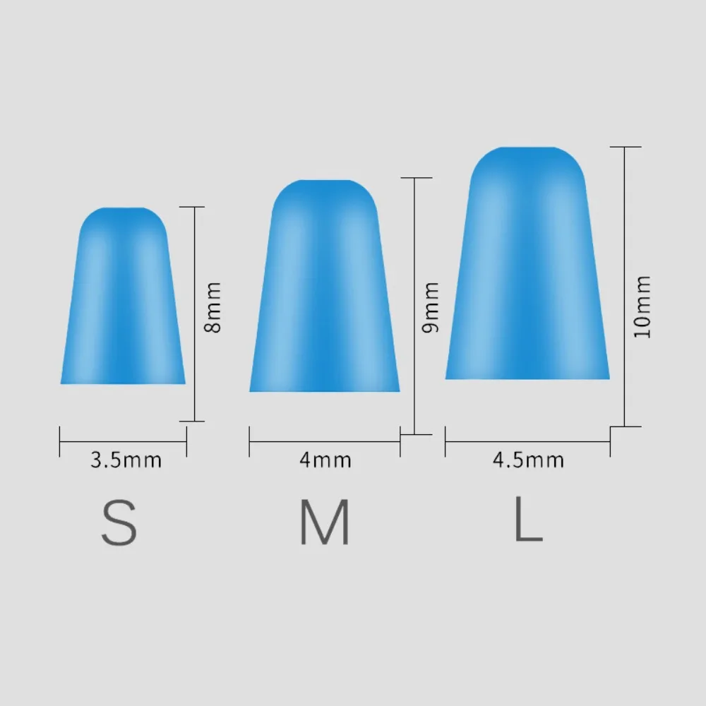 100Pcs/Lot Blue High Quality Anti-winding Rubber Space Beans Sea Carp Fly Fishing Oval Stopper Fishing Float