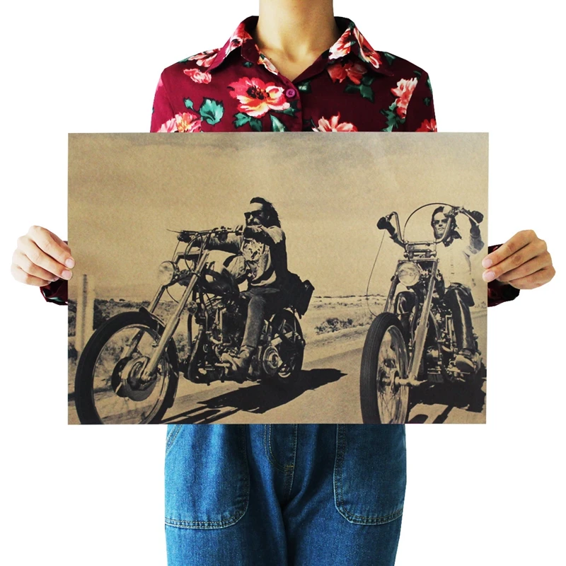 

Home Decoration Poster One Piece Stickers DIY Room bar Cafe decoration Gift Printing art mural kraft paper home room decoration