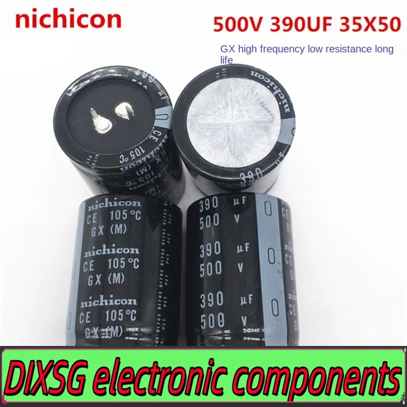 

DIXSG （1PCS）500V390UF 35X50 nichicon electrolytic capacitor 390UF 500V 35 * 50 High voltage instead of 450V