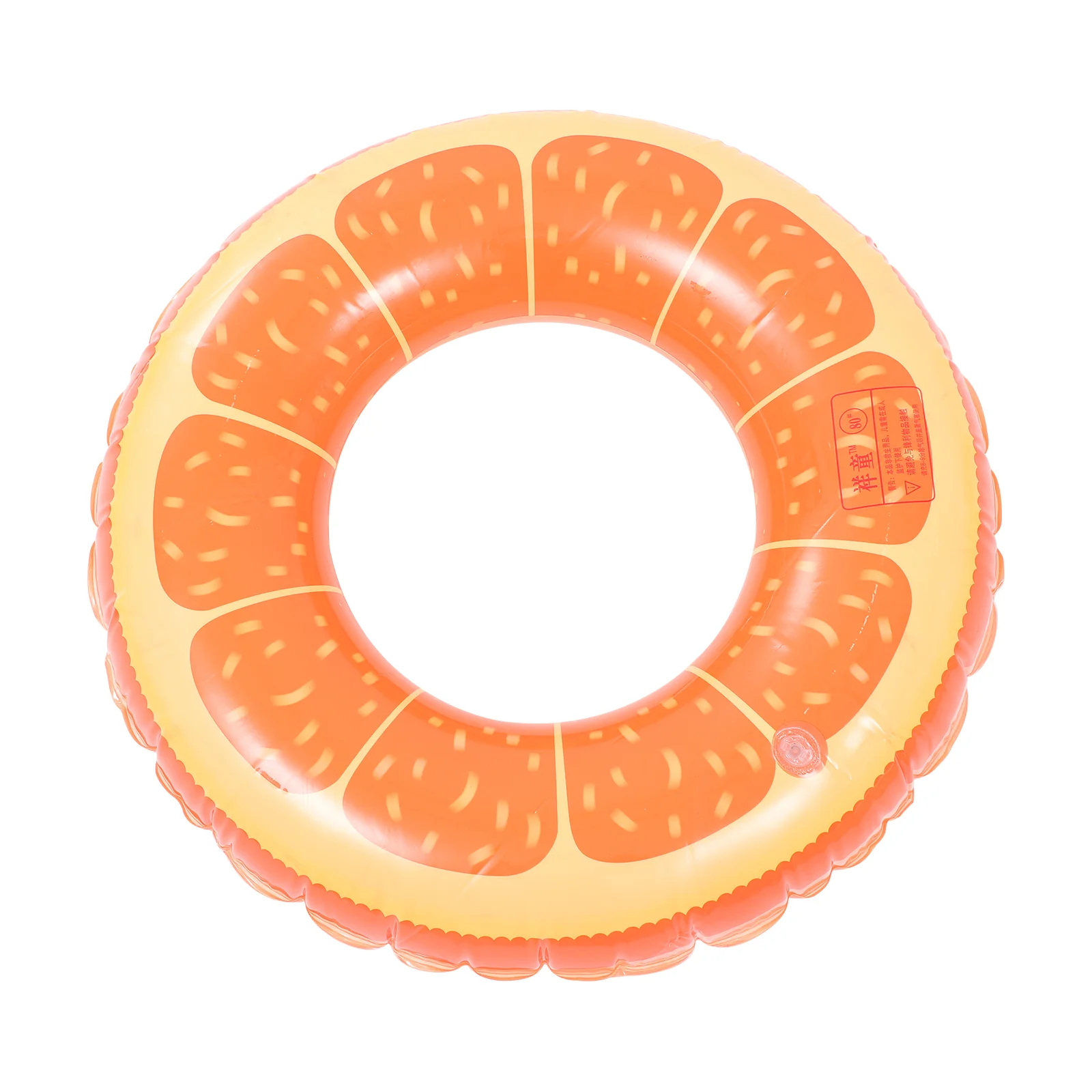 

Orange Swim Ring Children’s Toys Cartoon Swimming Safety Pool Floating Summer Portable Inflatable Accessory Pvc Thicken Lovely