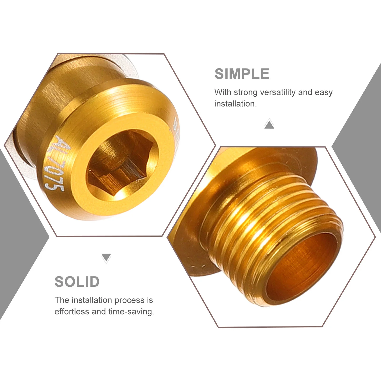 Snare Drum Air Hole Screw Metal Vent for Vents Parts Bass Accessories with Gasket