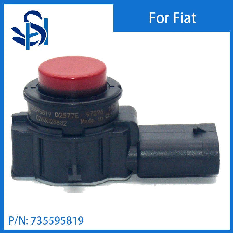 

735595819 PDC Датчик парковки радар красный цвет для Fiat