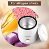 Wax Heater Machine Hair Removal Wax Melting Machine 200ml Depilatory Wax-melting Pot Adjustable Temperature for Home Travel 1