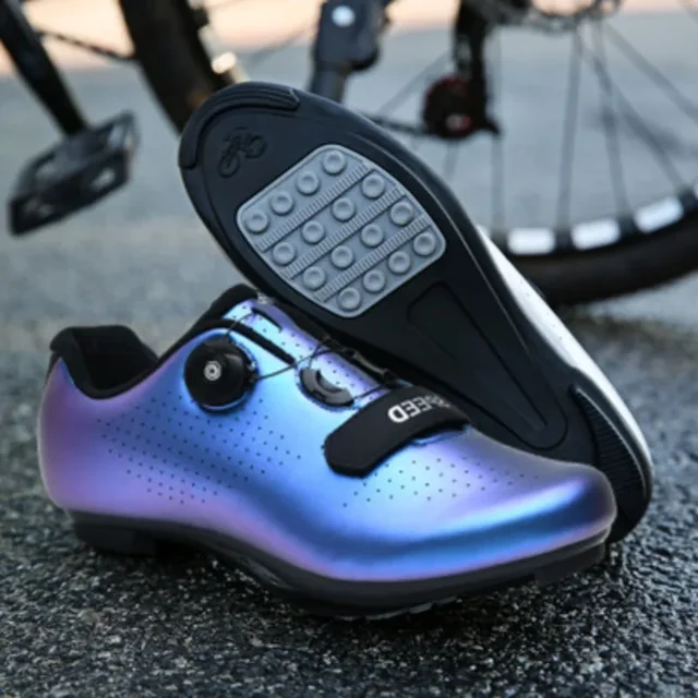 Men Non Locking Mountain Bike Shoes Without Cleats Road Bicycle Rb Speed Non Cleat Cycling Shoes Sneaker Flat Pedal Mtb Women 4