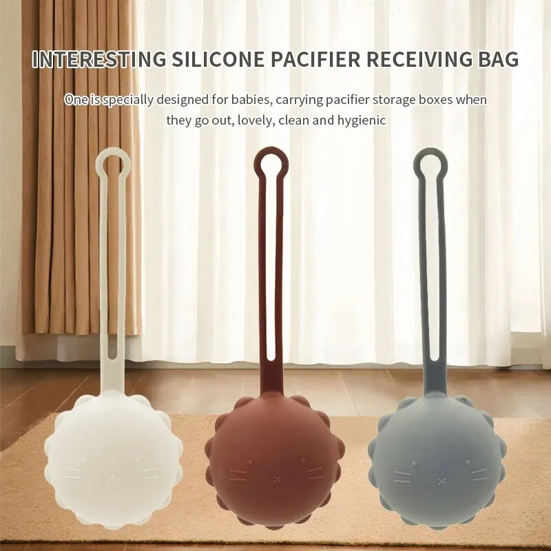 Silicone Teether 1 PCS Food Grade Silicone Teething Comfort Teething Glue Baby Portable Hand-eating Baby Toys Can Be Cooked
