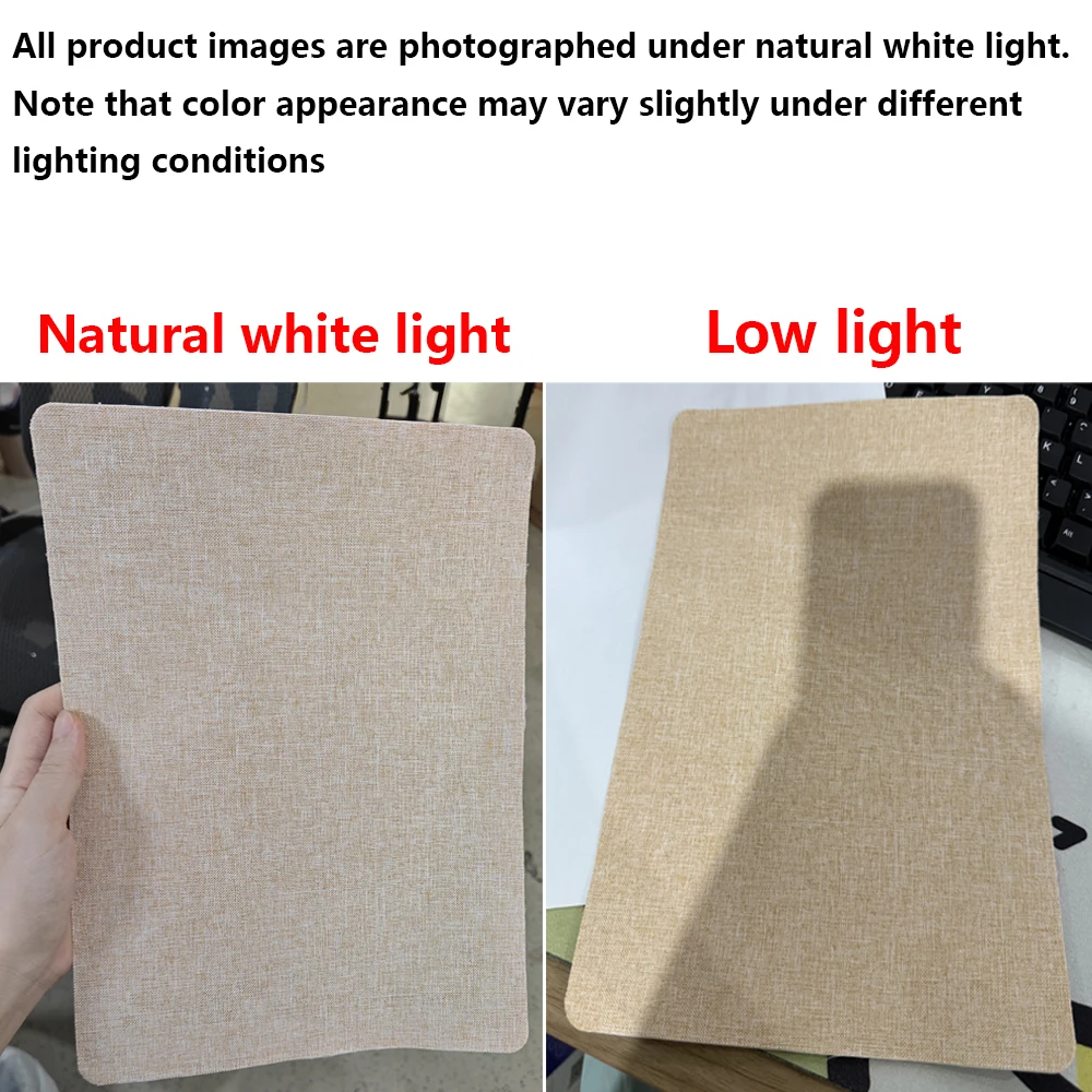 20x28cm Multiple Color Linen Patch Sofa Bed Chair Car Seat Furniture Linen Fabric Repair Patches Self Adhesive DIY Fix Patch