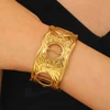DOTIFI Stainless Steel Widened Cuffs Adjustable Bracelet Bangle For Women, Non Fading Daily Jewelry Accessories Gifts 1