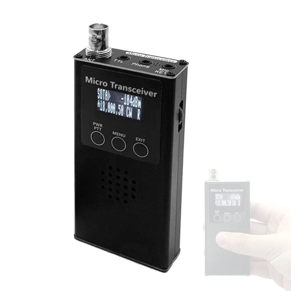 

1pcs Shortwave Transceiver Easy To Carry 0.5MHz~30MHz USDX Handheld Portable Transceivers CW AM SSB -Band usdx transceiver kit