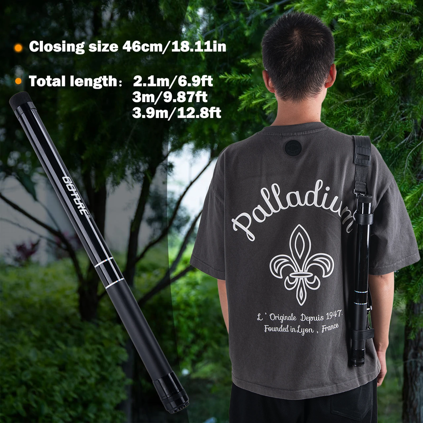 Fishing Net Pole — 2.1, 3.0 & 3.9 m