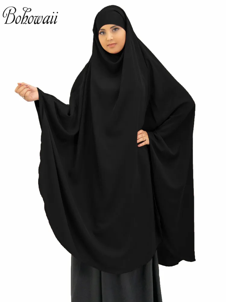 

Abaya Prayer Garment Long Khimar Muslim Traditional Festival Jersey Hijab Clothes Light Soft Comfortable Tenue Musulmane Femme