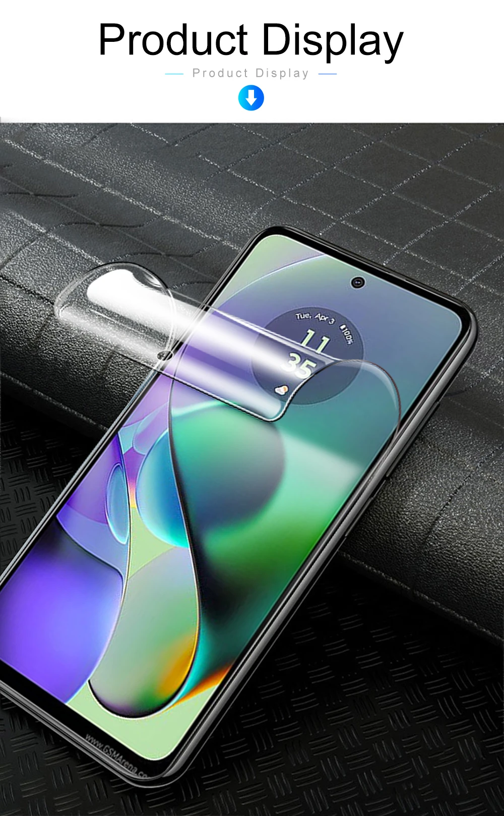 Privacy Screen Avidet Screen Protector For Motorola Edge For Motorola Moto  G54 5G 4in1 Explosion-proof Screen Protector