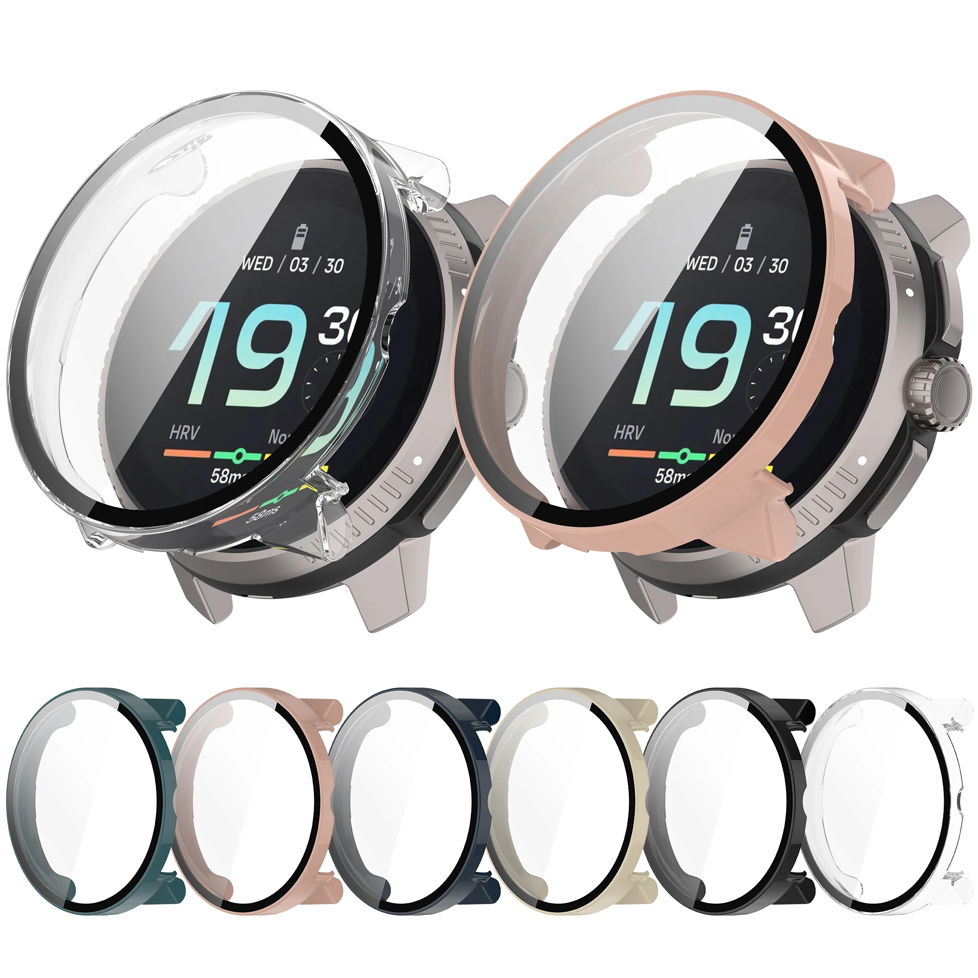 For Suunto Race Case +Tempered Glass All-inclusive Screen Protector Cover Bumper Shell for Suunto Race Accessories