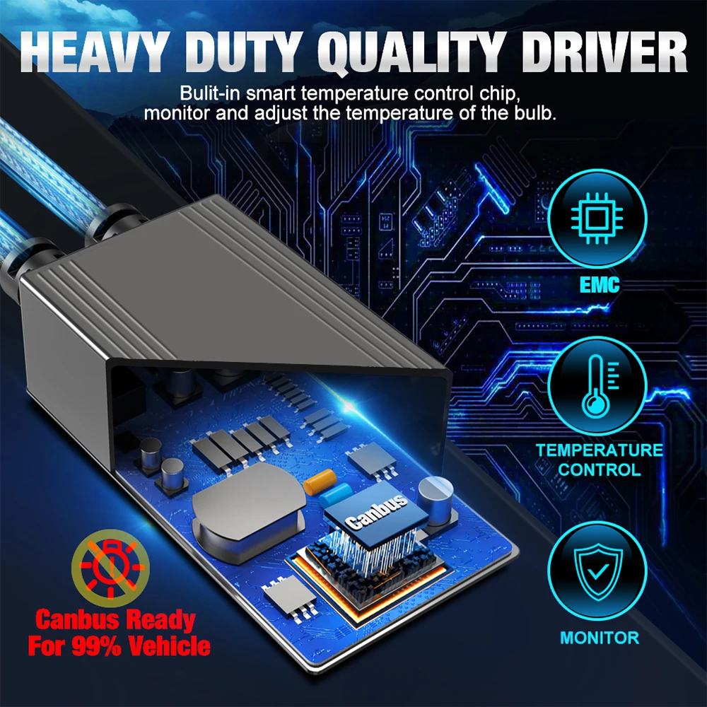2PC H4 LED Headlight 400W 160000LM 3570 CSP LED Lamp Bulb H7 H11 HB2 Bulbs Fog Lights Super Bright Car Headlight For Car 12V