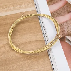Set of 6 Copper Guitar Strings (A)