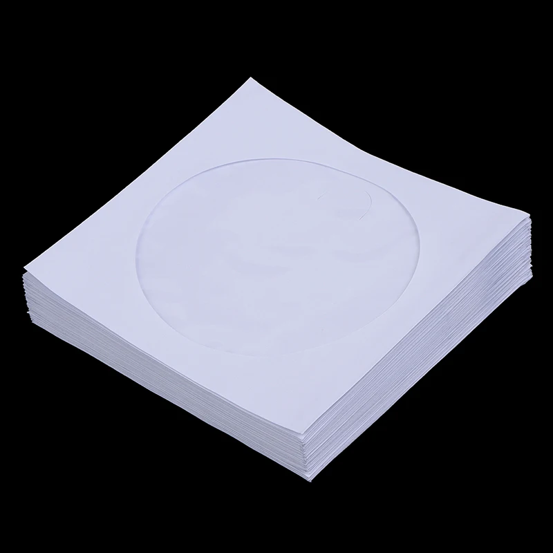 Record Protective Sleeves 10/50PCS 12.5*12.5CM CD DVD Disc Paper